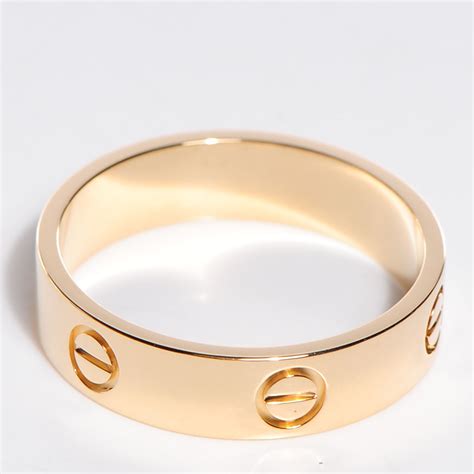 is cartier real gold|cartier 18k gold love ring.